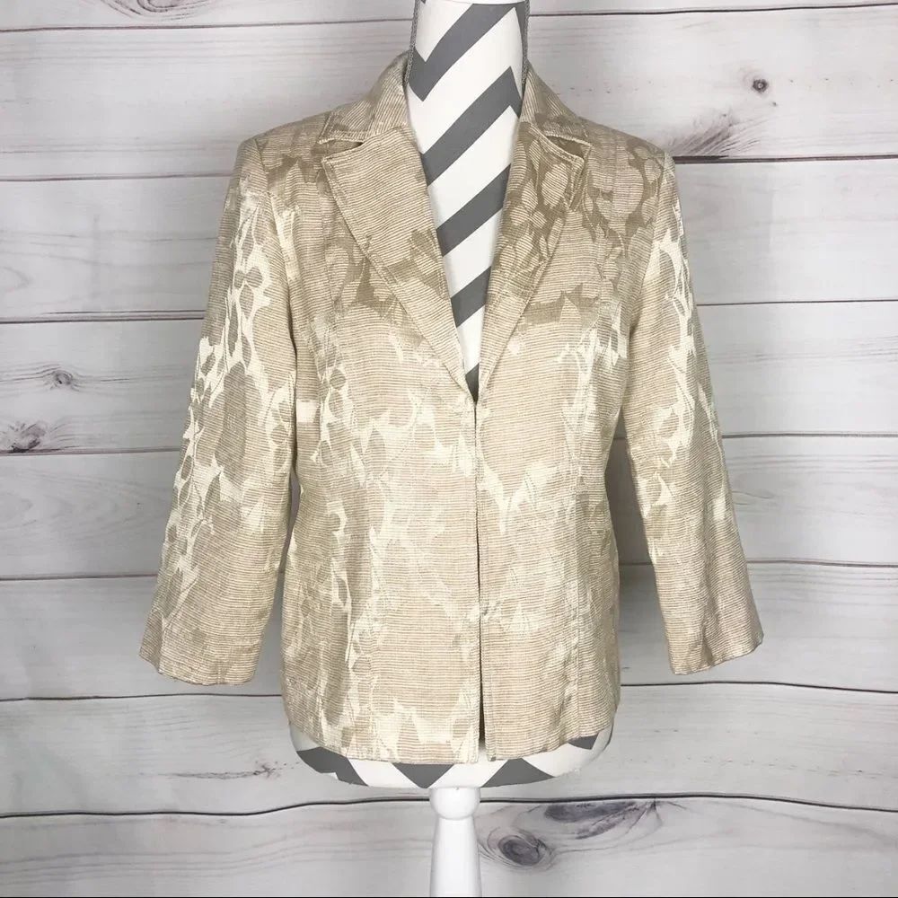 Chico's Gold Jacket size Small / 4